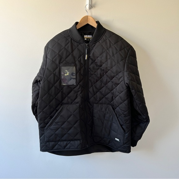 Freezer Jacket Men’s Large Holmes Workwear Quilted Jacket Industrial Job Site - Picture 1 of 11